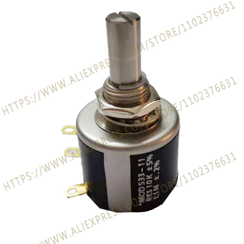 

1 шт. MOD533-11 RES10K 5kΩ ± 5% LIN ± .2% Высокоточный Линейный потенциометр