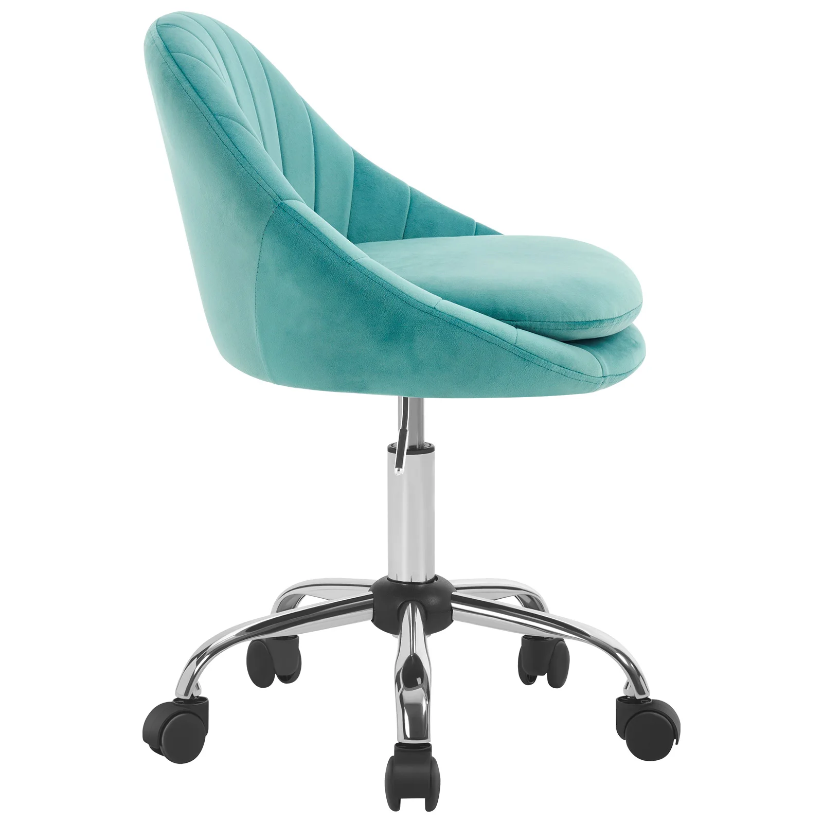 WOLTU Drehbarer Bürostuhl mit Rollen, Schreibtischstuhl, ergonomischer Make-up- und Kosmetikstuhl für Zuhause, Schreiben, Lernen, Schlafzimmer – Detail 28