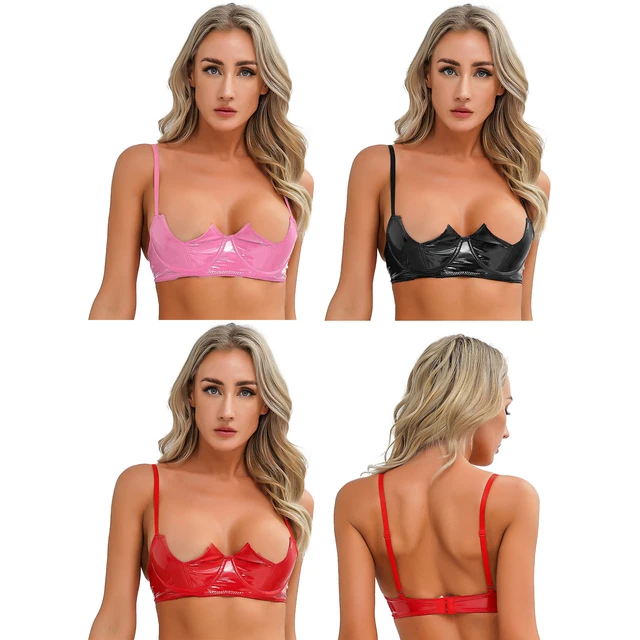 Velvet Shelf Bra Open Cup Nipple Out Sexy Bra Open Cup Bra Colors