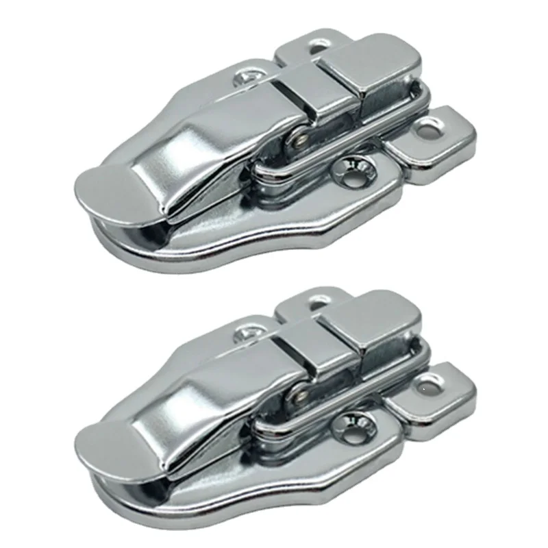 2/10pc Vintage Jewelry Wood Box Hasps Drawer Latches Decorative Suitcases Hasp Latch Buckle Clasp Furniture Hardware 40*60MM