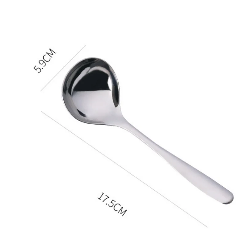 304 Stainless Steel Thickened Spoon Creative Long Handle Hotel Hot Pot  Spoon Soup Ladle Home Kitchen Essential Tools For Restaurant Kitchen - Temu