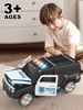 High Simulation Siren Police Cars Kid Electric SUV Model Music with Lights Car Children‘s Puzzle Toys Birthday Gifts for Boys 2