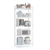SONGMICS 5-Tier Metal Storage Rack, Shelving Unit with X Side Frames, Dense Mesh, 12.6 x 23.6 x 57.3 Inches, for Entryway 1