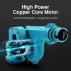Cordless Electric Air Blower Vacuum Clean Dust Removal Snow Blower Machine Leaf Dust Collector Clean Power Tool for 18V Battery 2