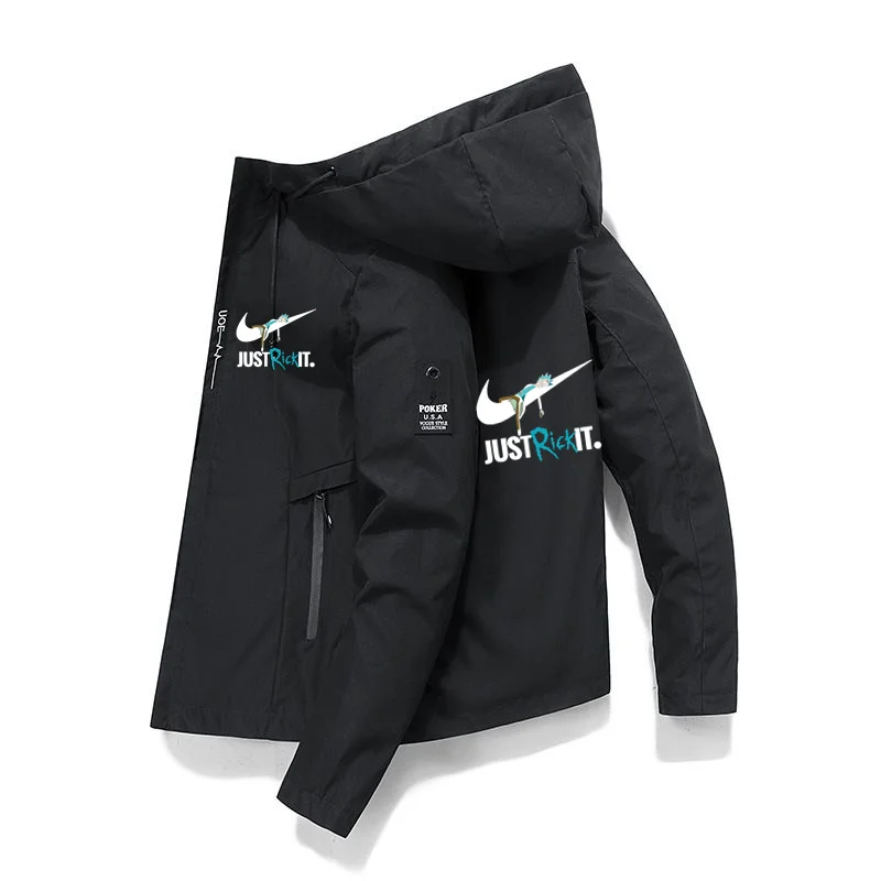 2024 New Spring And Autumn Brand Men's Windproof Zipper Jacket Casual High Quality Hooded Baseball Jacket Outdoor Sports Jacket 21 S46c89248b8e546299b894a21692cc9cbz