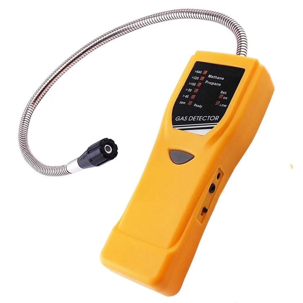 

High Sensitivity Handheld Precision Combustible Methane Propane Gas Leak Detector Alarm Sensor 40-640ppm Range