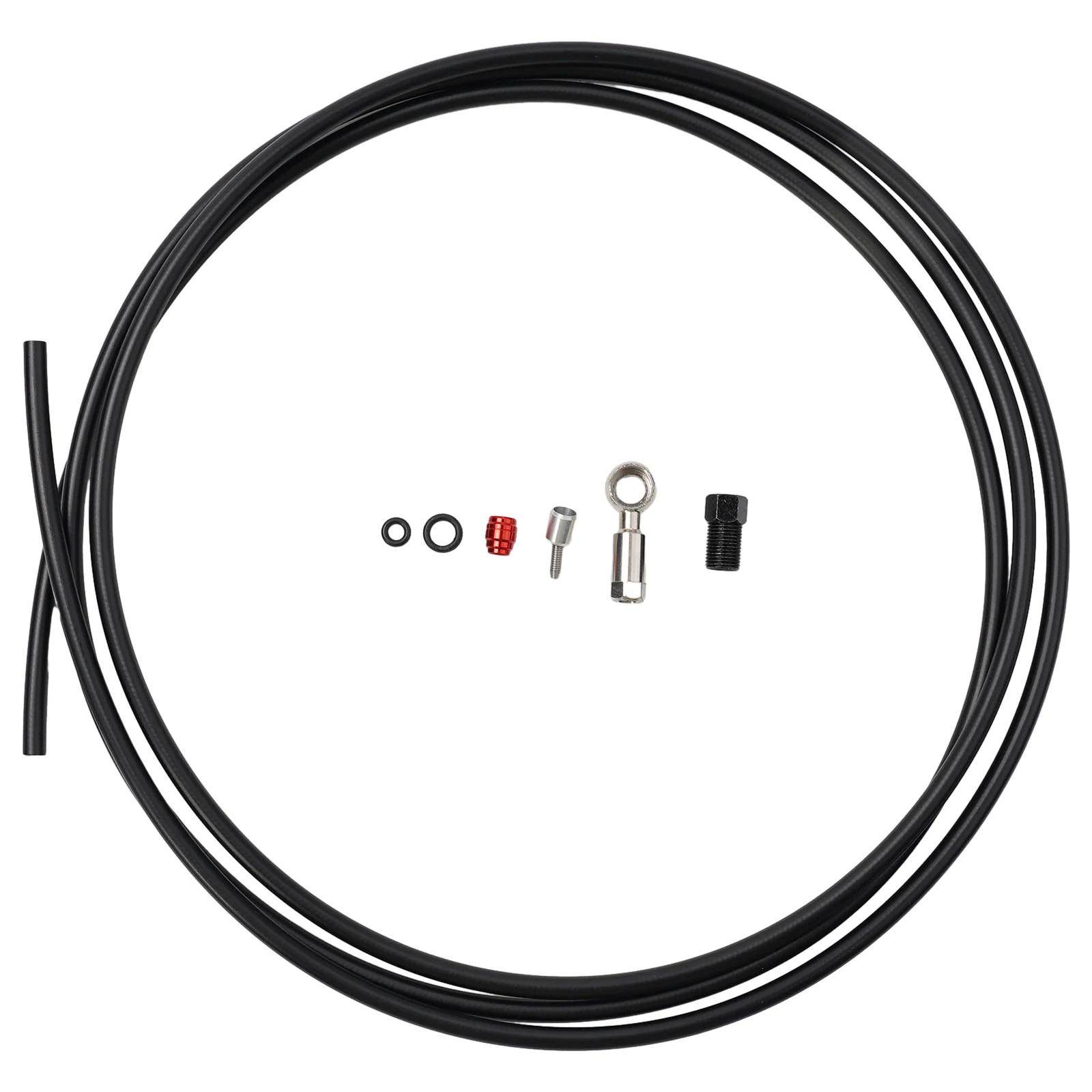 

High Quality Hot Sale Brake Hose Bicycle Fit For-Sram-CODE RSC R LEVEL Rubber+Steel 2 Meter Bike Connector Set