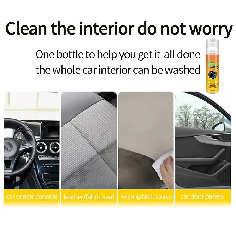 Car Interior Cleaner Car Leather Liquid Wax Polish Soft Multi