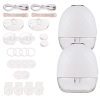 Wearable Breast Pump Hands Free Electric Breast Pump for Breastfeeding Low Noise with 150ml Milk Collector for Home Travel 2