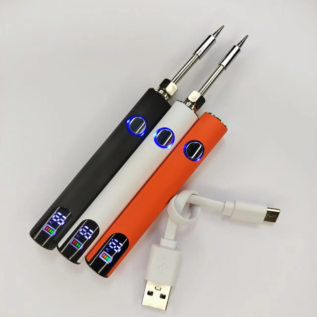 Portable Soldering & Welding Tool Kit with LED Voltage Display