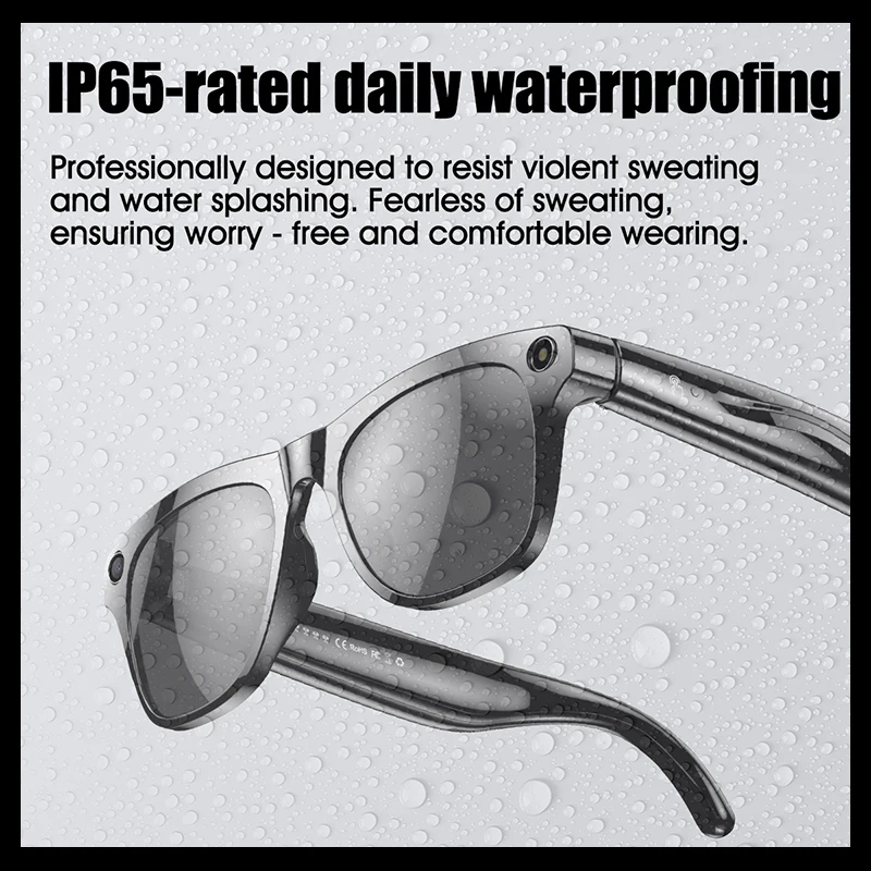 LIGE 100W Pixel Intelligent Glasses AI HD Shooting Video Recording Voice Call Translation Object Recognition Smart Sunglasses