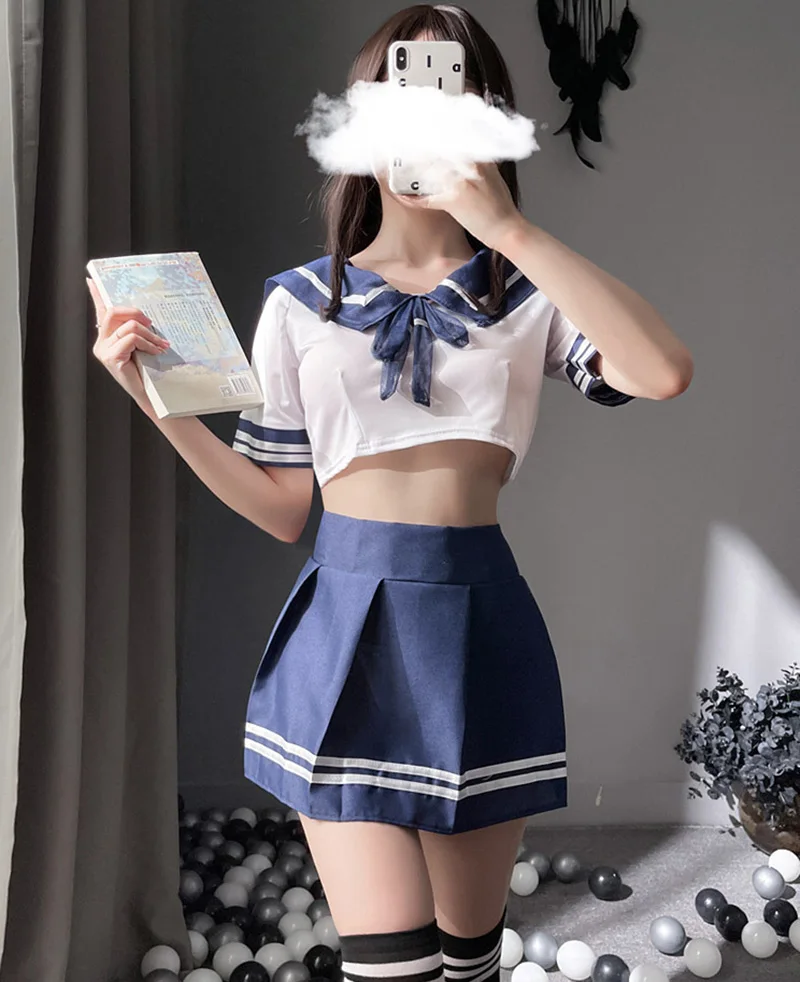 Women Lingerie Women Lingerie Set Women Cosplay Costume Plus Size Maid Dress Schoolgirl Uniform Cosplay Babydoll Porno Role Play Exotic Underwear