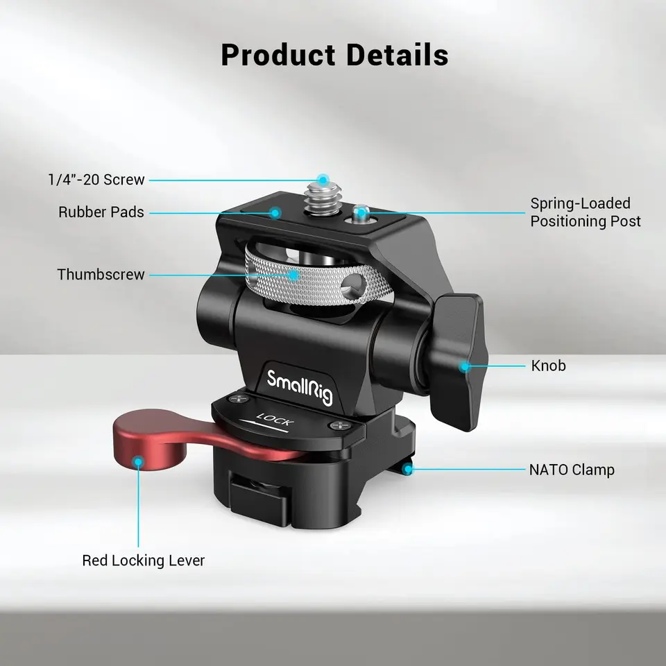 Smallrigフィールドモニターマウント、5インチおよび7インチモニター用