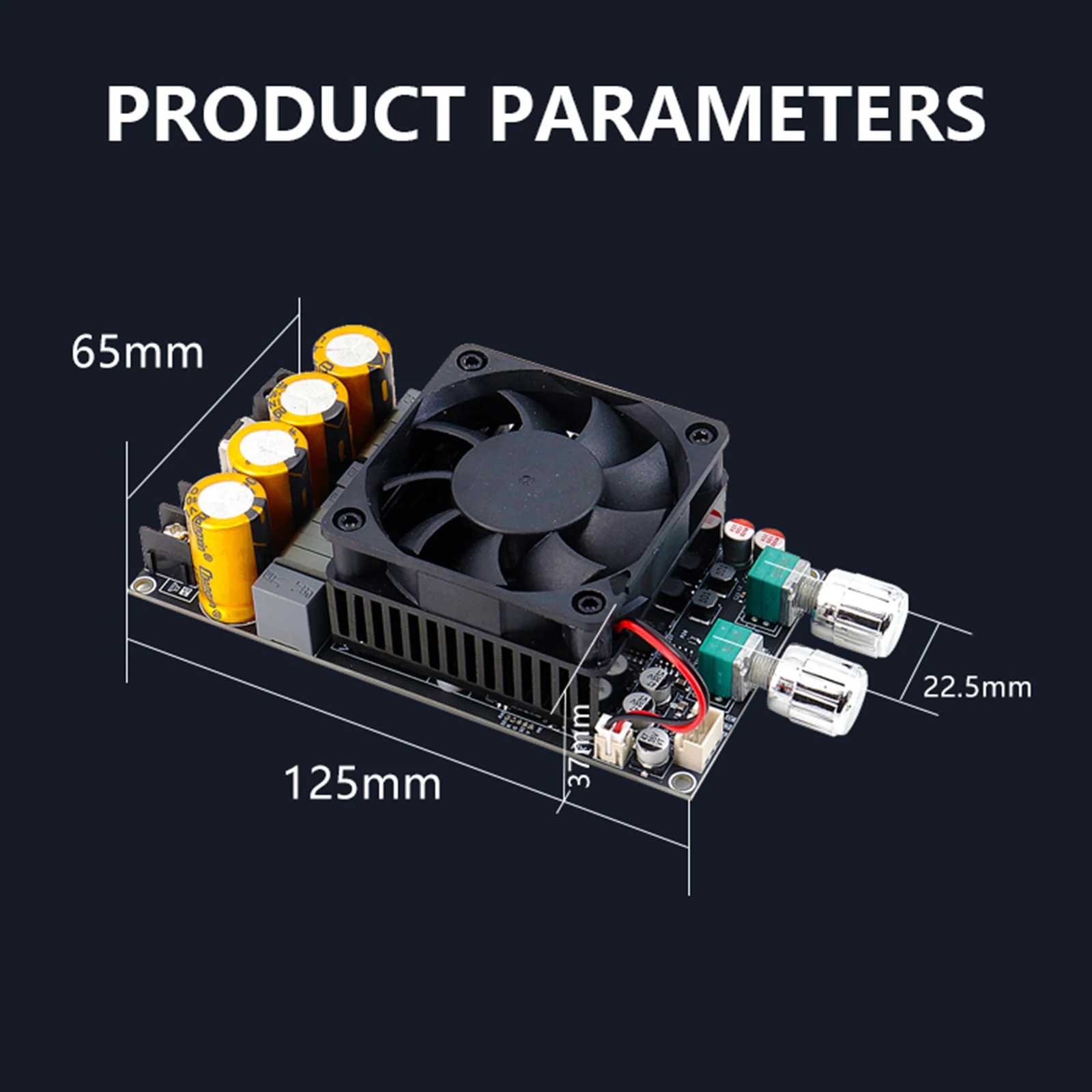 600W 모노 디지털 파워 앰프 보드 TPA3255 오디오 음악 파워 앰프 보드 스테레오 18-50V DC 전원 공급 장치와 호환 가능