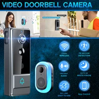 Wireless Smart Video Doorbell, 960P HD Video Doorbell Camera, Home Security WiFi Doorbell Camera, PIR Motion Doorbell - Image 3