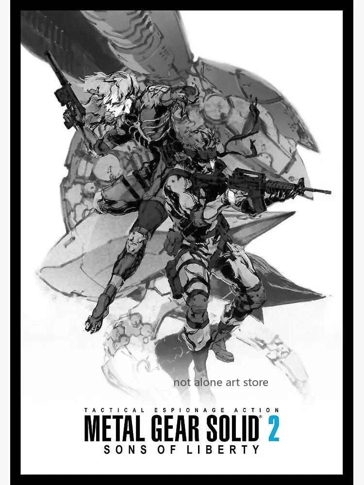 Metal Gear Solid Series Art Poster Canvas Painting - Home Decor Wall Print