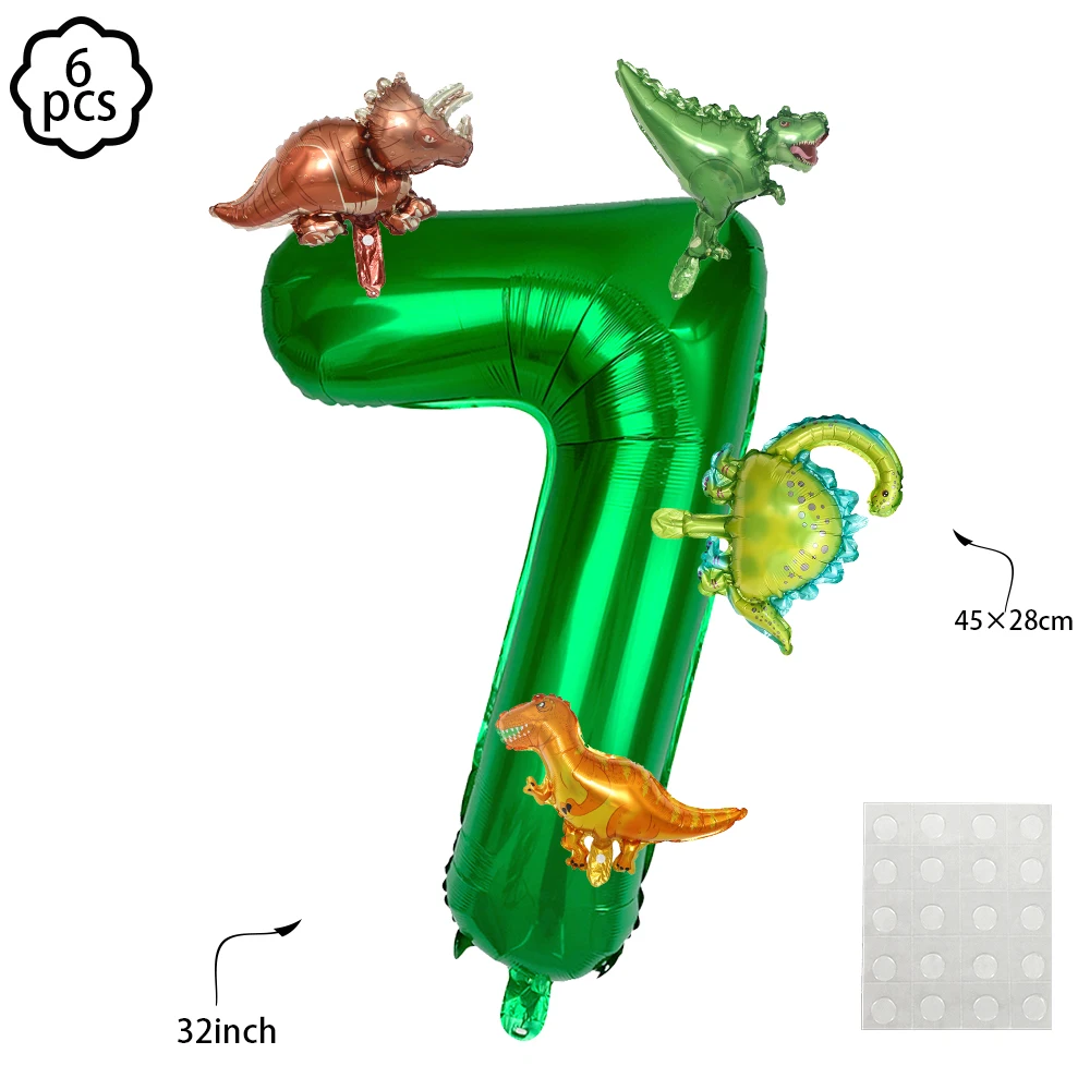Dinosaurier-Geburtstagsbanner-Girlande, Dinosaurier-Geburtstagsparty-Dekoration für Jungen, Kinder-Dino-Themenparty-Girlande, Hängende Flaggen-Deko – Detail 10