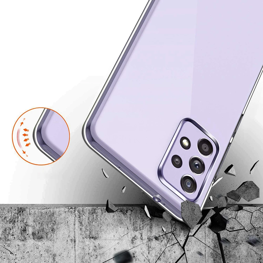 Transparent Clear Crystal Silicone Phone Case Cover