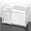 Dustproof Makeup Cotton Pads Organizer Plastic Cosmetic Swabs Storage Containers With Lid Waterproof Transparent Makeup Holder 1