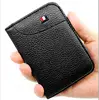 H014 New Wallet Men's Short Small Multifunctional  ID Card Holder PU Leather Business Men Purse Fashion High-quality Casual Bag 6