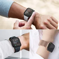 Étui rigide PC + Film trempé Anti-chute pour Apple Watch 40 38 41 42 44 45mm, protection d'écran étanche pour iWatch 7 6 5 4 3 2 1 6