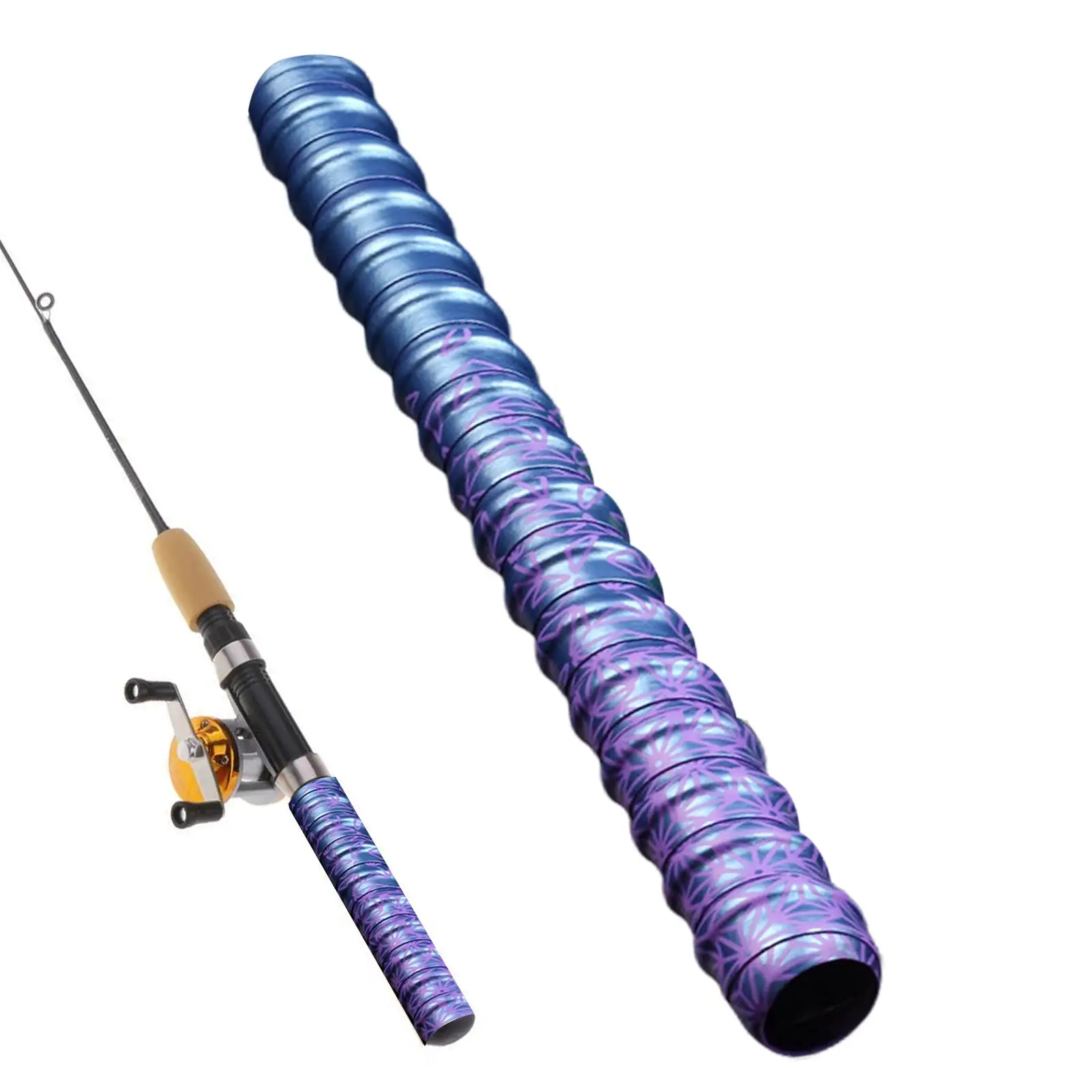 Fishing Rod Shrink Wrap Non-Slip Waterproof Gradient Wrap