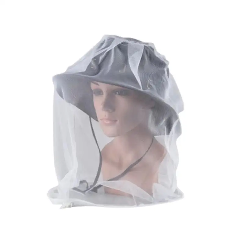Outdoor Angeln Kappe Moskito Kopf Abdeckung Mesh Net Gesicht Schutz Garten Hut Biene Insekten-proof Hut für Reisen Wandern Camping kappe – Detail 5