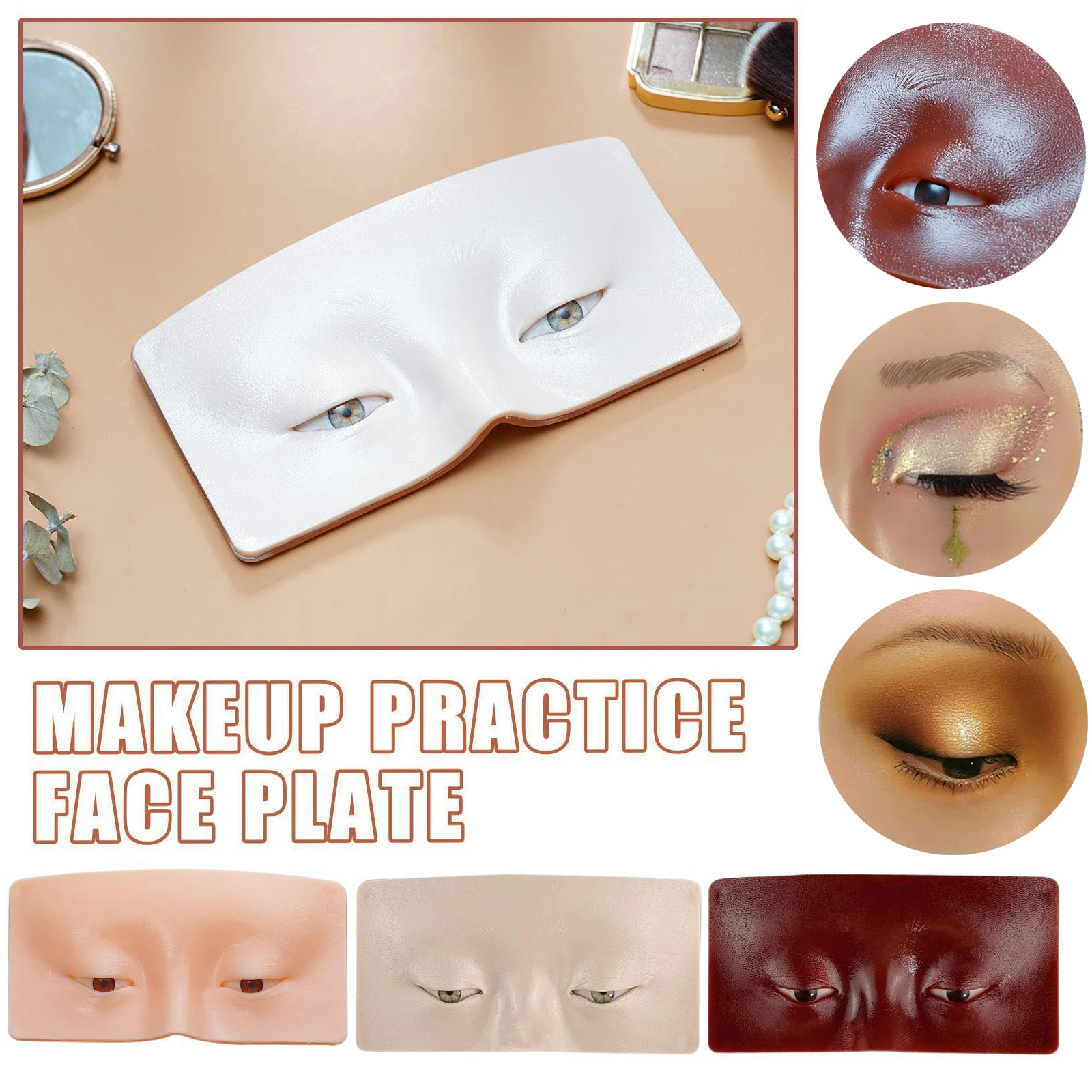 Reusable Practicing Makeup Face Eye Mannequin Makeup Practice