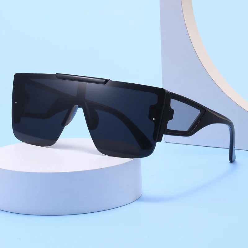 

Travel Driving Anti-glare One Piece Sunglasses Luxury Square Polarized Dazzling Sun Glasses Men Women Fashion Male Eyewear