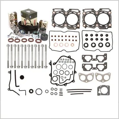 

Fit 99-03 Subaru Impreza Forester 2.5L SOHC Head Gasket Bolt Set+Timing Belt Kit