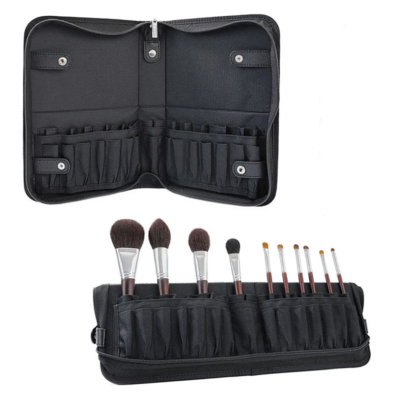 

Women Foldable Makeup Brush Bag Organizer Female Travel Cosmetic Toiletry Case for Beauty Tools Wash Accessories Pouch