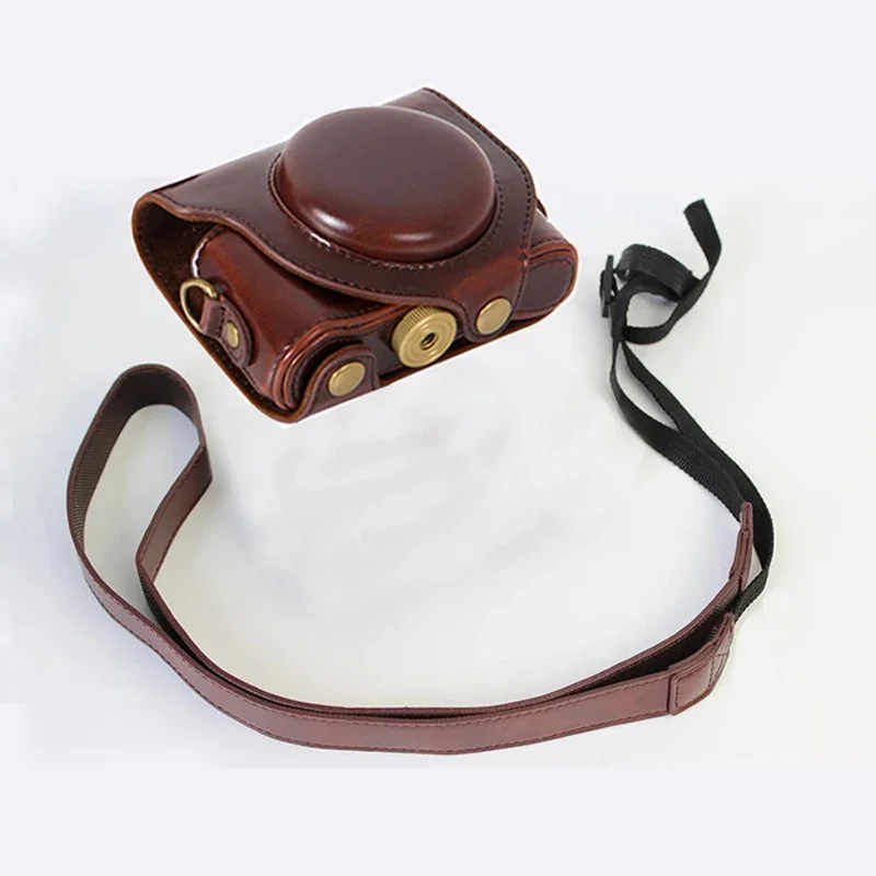 Nuova Custodia Per Fotocamera In Pelle Pu Per Custodia Protettiva Sony Hx90 Hx90V Custodia Protettiva Wx500