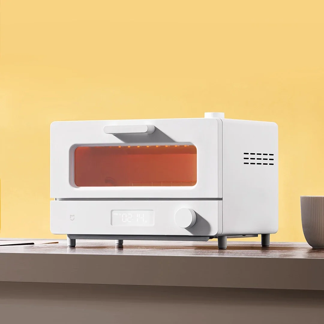 Electric Oven XIAOMI MIJIA Intelligent Steam Small Oven 12L Tabletop Household 1300W High Power Precision Temperature Control Steam Pizza Oven