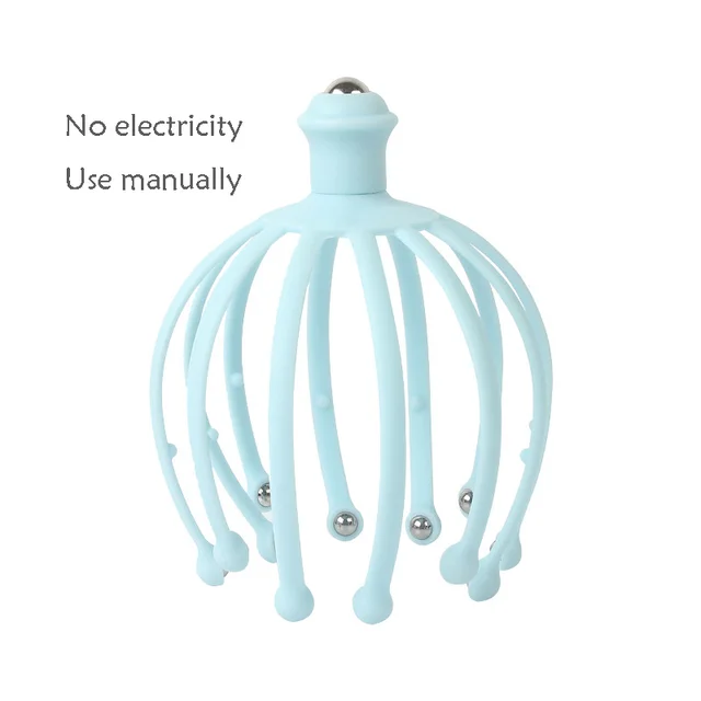 Electric Head Massager Scalp Hair Growth Head Relax Stress Relief Head