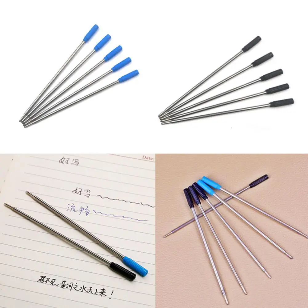 OPP 포장 금속 볼펜 리필 볼펜 리필 11.6cm 사양 교체 리필 유성펜 리필 1/10/20PCS