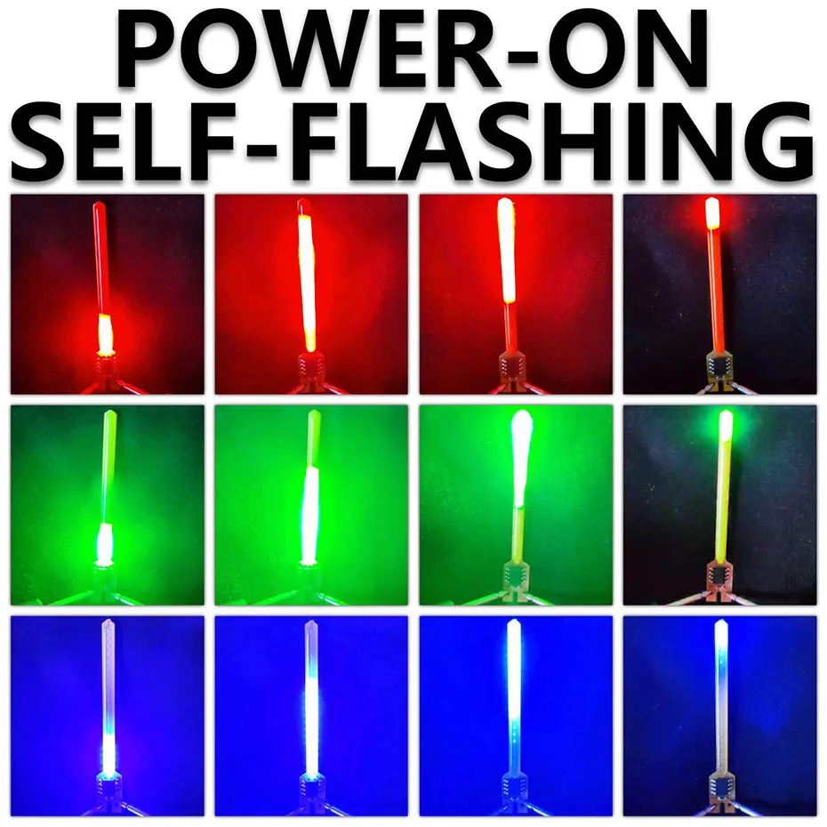 10 Stück 59mm DC3V Meteorschauer Fließendes Wasser Lampe S14 Kaliber Rot Blau Grün LED Filament Teile Licht Zubehör Dioden – Detail 5