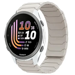 Magnetic Silicone Strap - Breathable Band for Smartwatches (20mm/22mm) (Starlight color)