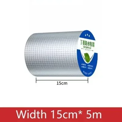 Aluminum Foil Butyl Waterproof Tape For Roof Leak Sealant Wall Crack - View #13