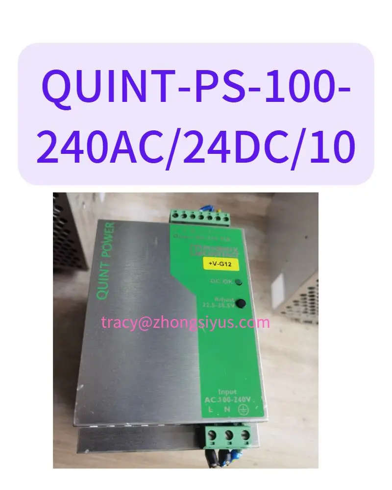 

Used power supply 2938604 QUINT-PS-100-240AC/24DC/10 test OK