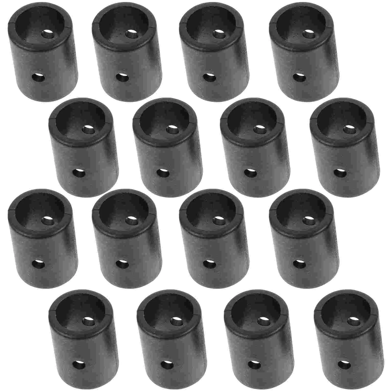 

16 Pcs Table Ring Soccer Foosball Cover Supplies Tip Plug Accessories Safety End Caps Board Bearing Rod Pvc
