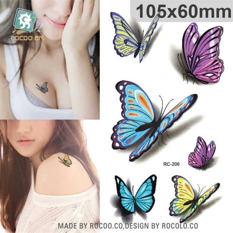 Body Art waterproof temporary tattoos paper for women and Children 3d lovely Fox design small arm tattoo sticker tattoo sticker temporary tattoos