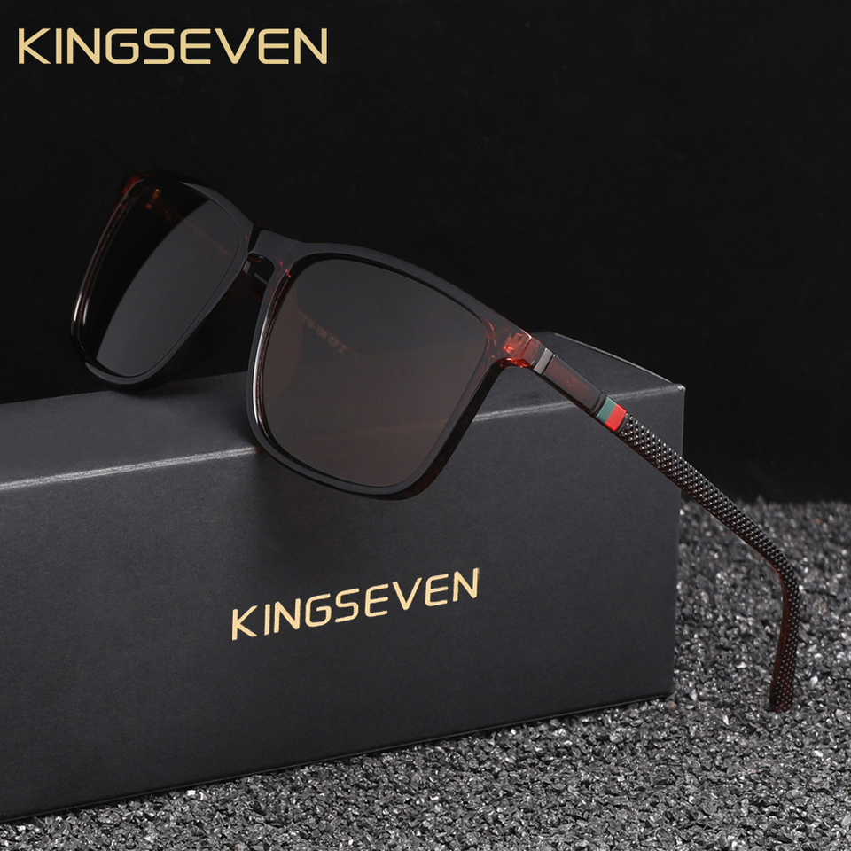 KINGSEVEN Brand Polarized Men Women Sunglasses Fashion UV400 Ultralight Glasses Driving Summer Male Fishing DiscountsEyewear