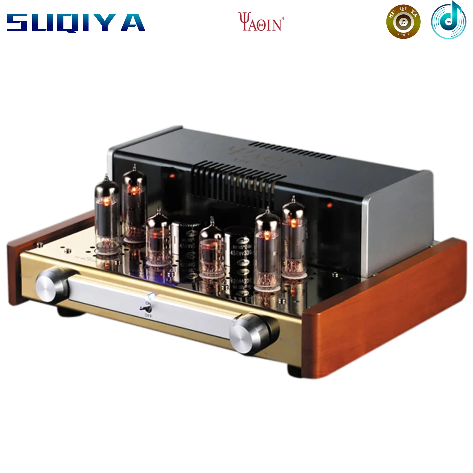 

YAQIN MC-84L Bladder Machine EL84 Vacuum Tube Amplifier 12W*2 Fever HiFi Audio High Fidelity Power Amplifier Home