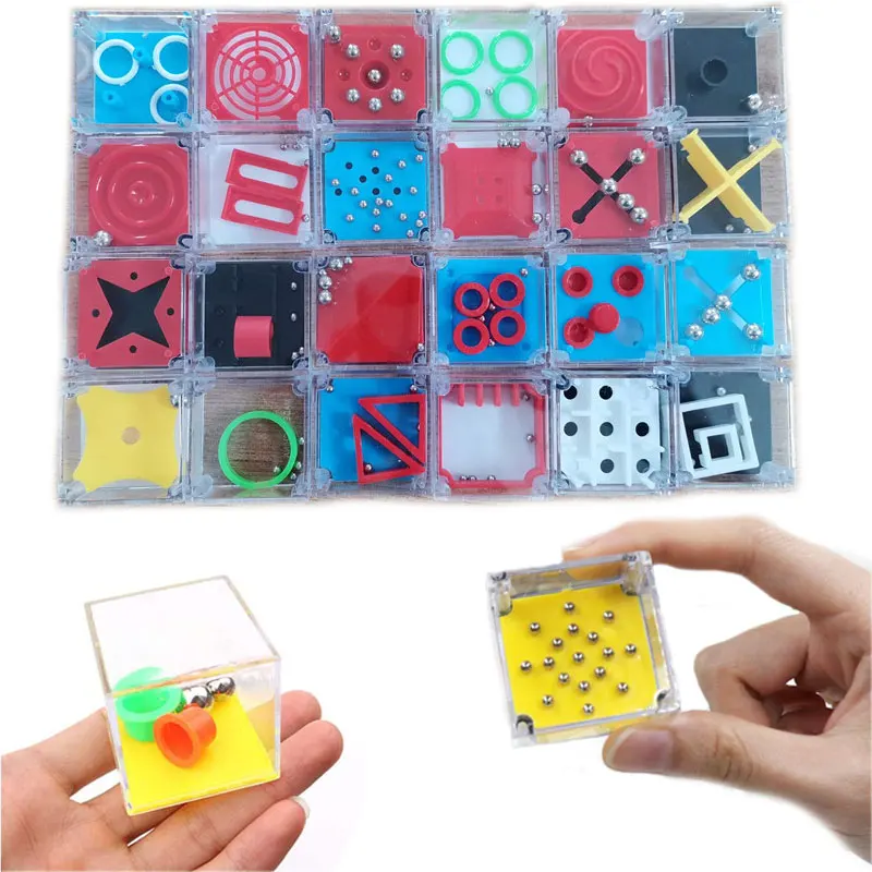 3D Maze Transparent Puzzle Speed Mini Cube Rolling Ball Game Children Brain Teasers Party Gift Training Toy puzzle cube magic puzzle cube puzzle toys