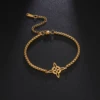 VASSAGO Witch Knot Charm Bracelet Men's and Women's Stainless Steel Box Chain Protector Jewelry Gift 2023 3