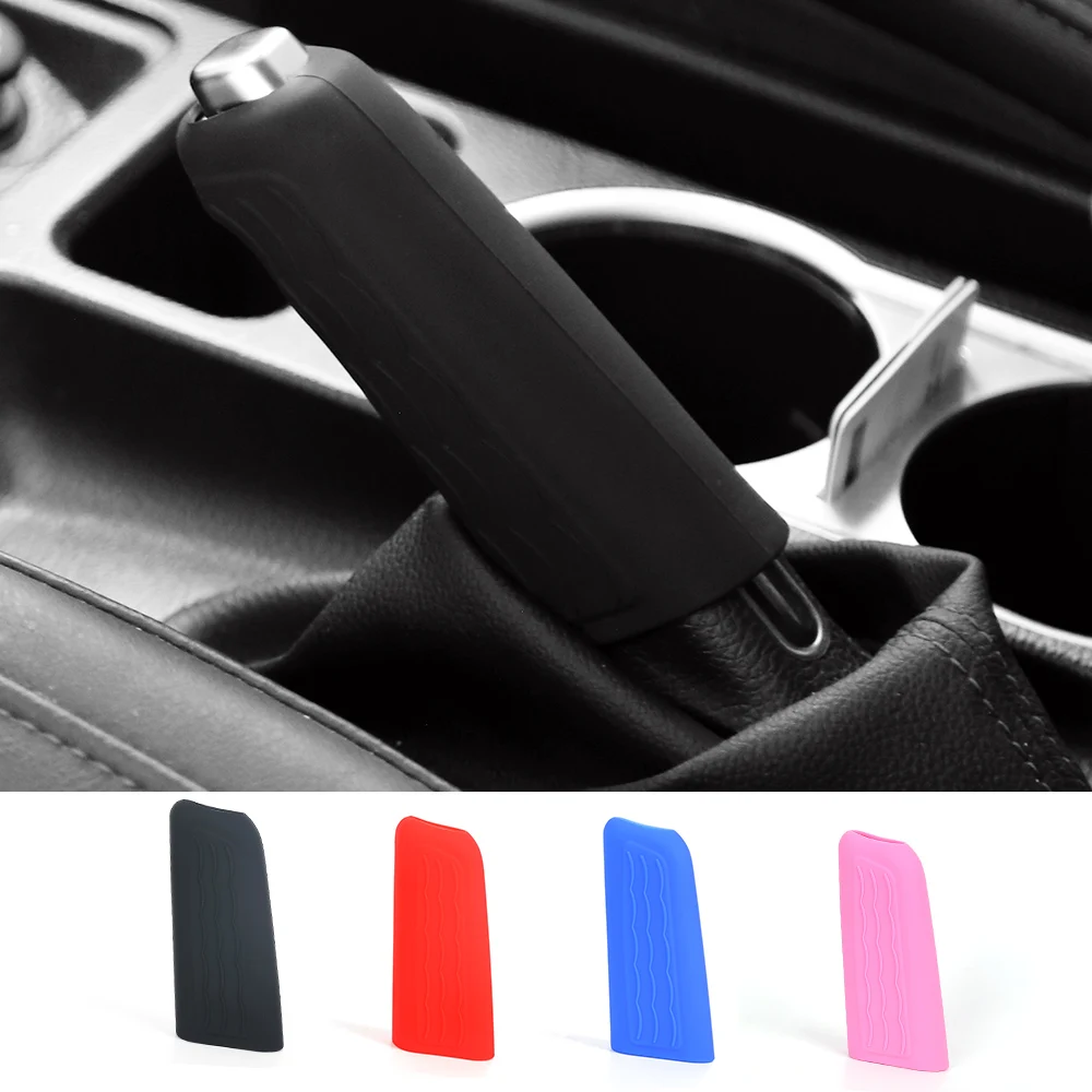 Universal Car Handbrake Sleeve Silicone Gel Cover Anti-Skid Auto Parking Brake