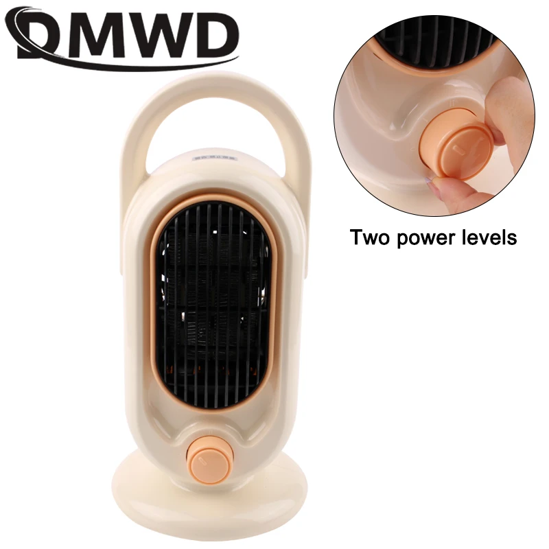 DMWD Electric Heater 800W Fast Heating Fan Portable Winter Warmer Overheat Room Air Heating Stove Household Radiator 2