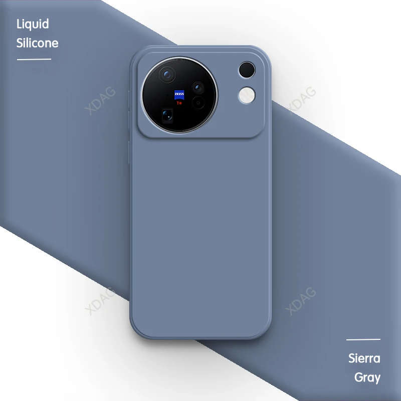 Luxurious Soft Liquid Silicone Phone Case with Enhanced Camera Protection