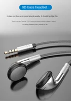 #3.5mm Wired Control Earphones In-Ear Headphones For IOS Android Earbuds Hifi Stereo Headsets Sports Gamer Handsfree with HD Mic 2