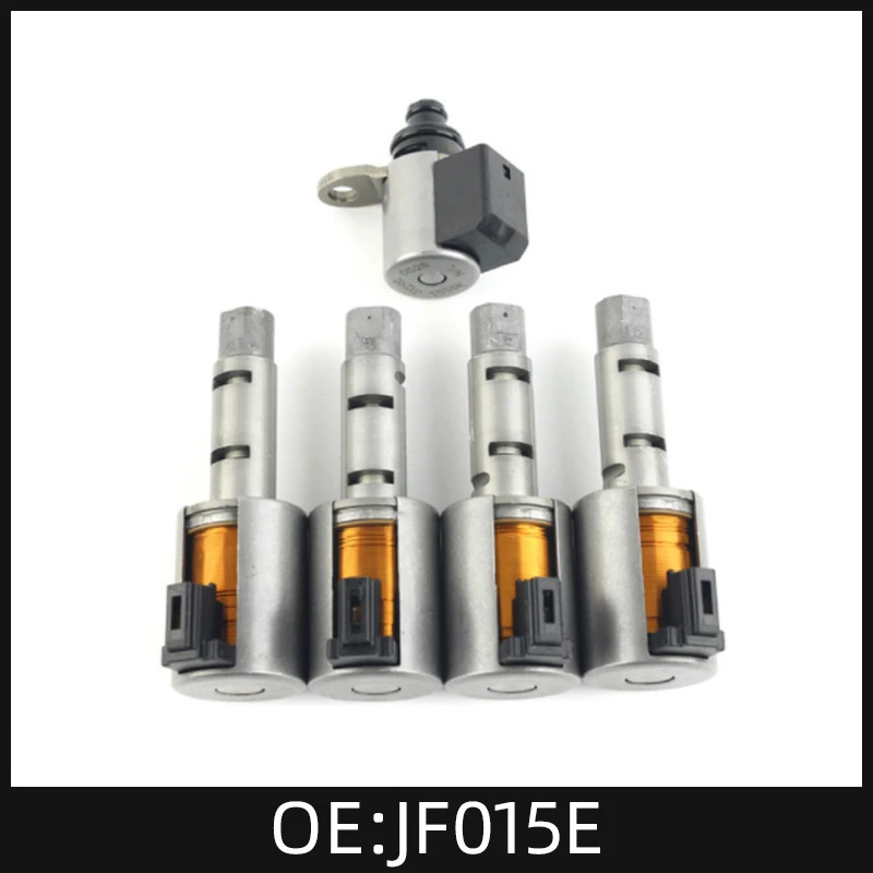 

NEW-5Pcs RE0F11A JF015E CVT Transmission Solenoid Gearbox Kit for Nissan Sentra Versa Chevrolet Spark Suzuki Swift 2012-2015